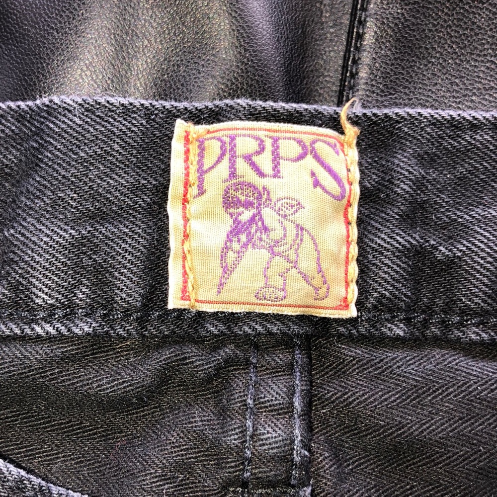 PRPS Slim Straight Fit Distress Black Jeans - Picture 7 of 8